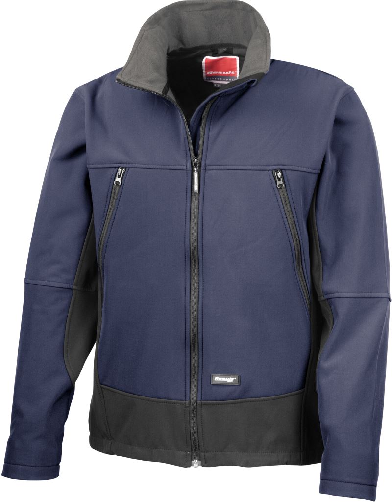 Levně 3-vrstvá softshellová bunda - navy/black