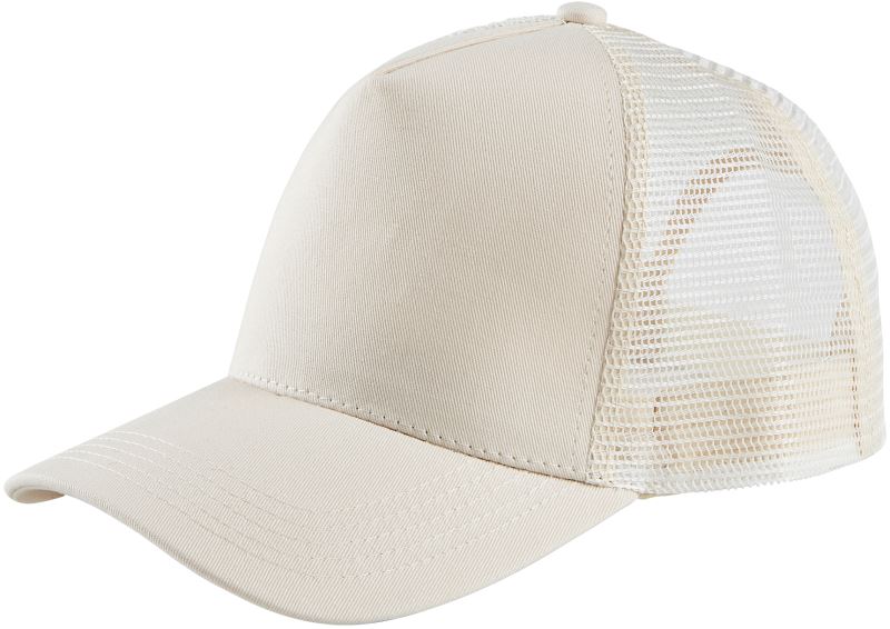 Levně 5 panelová Trucker kšiltovka - off white