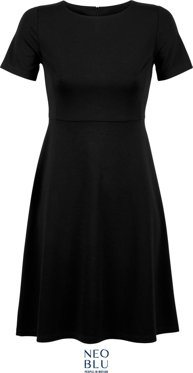 Levně Šaty s krátkým rukávem - deep black