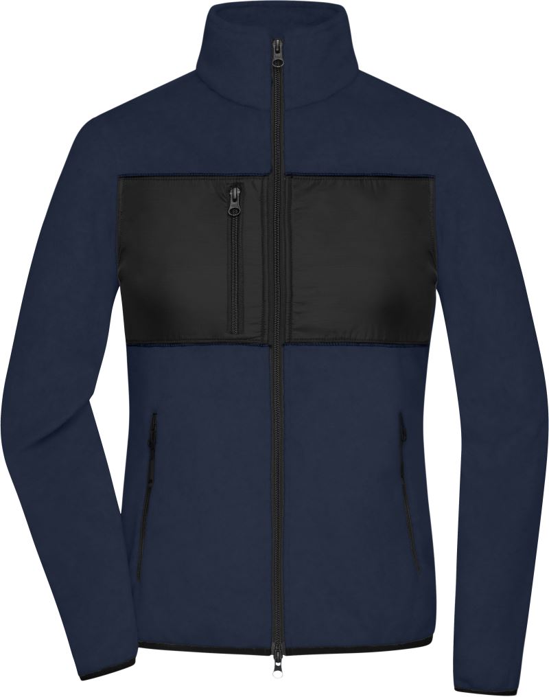Levně Dámská fleecová bunda - navy/black