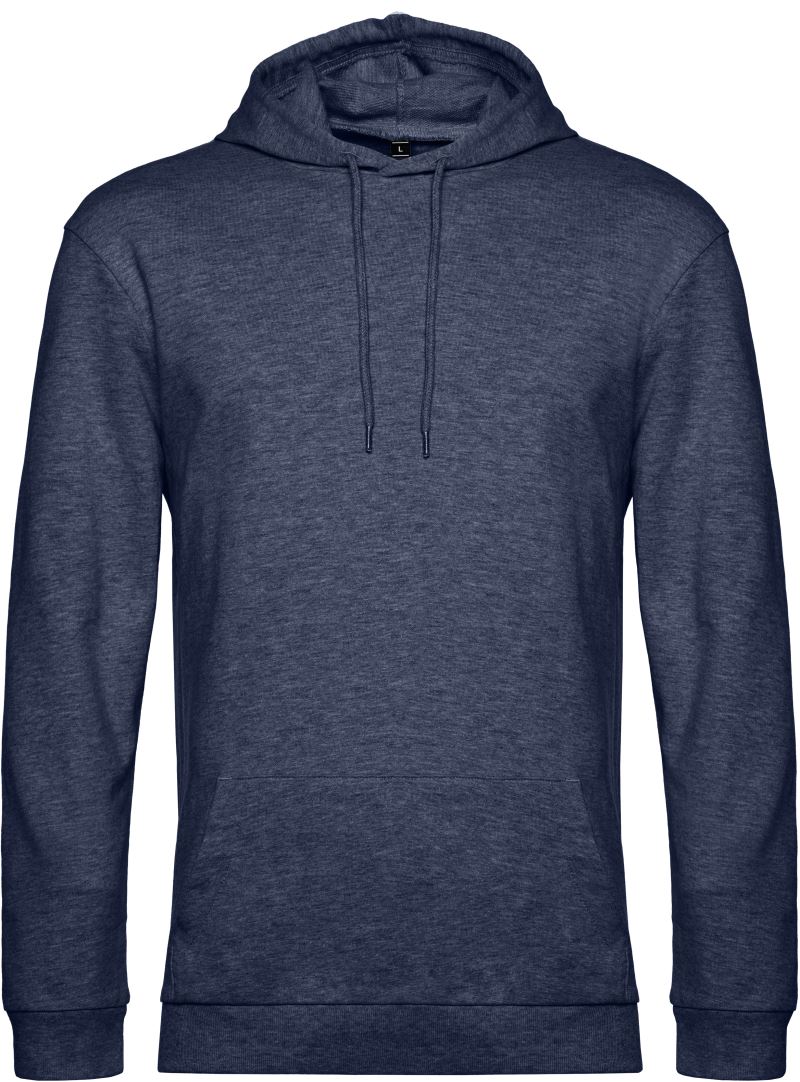 Levně Pánská mikina s kapucí - heather navy