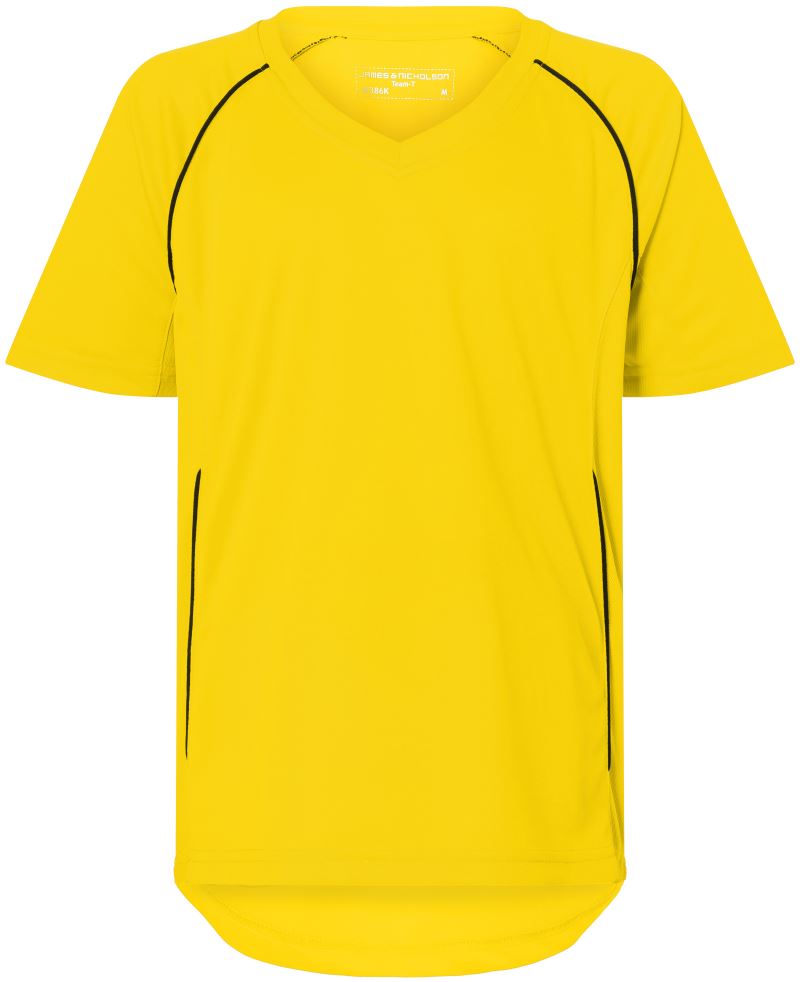 Levně Dětské týmové tričko - yellow/black