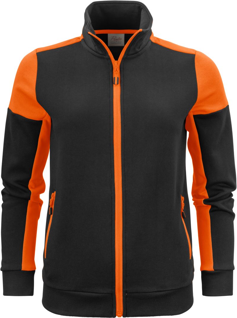 Levně Dámská mikina - black/orange