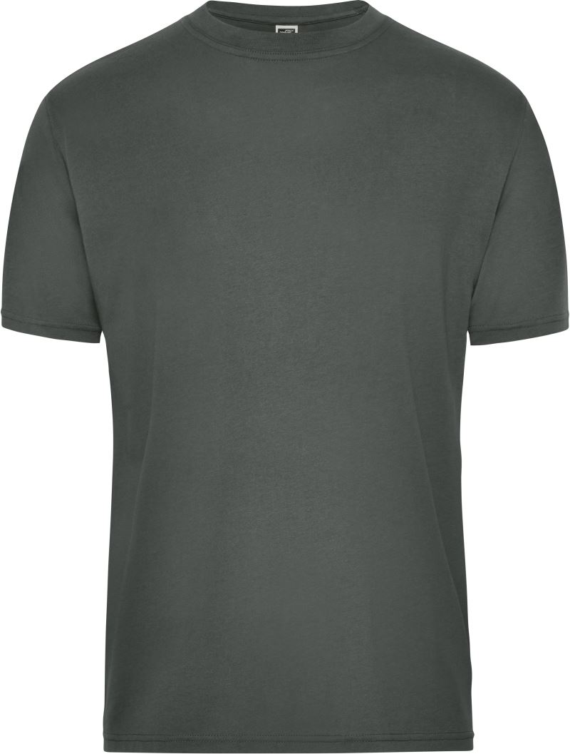 Levně Pánské pracovní tričko z bio bavlny - Solid - dark grey