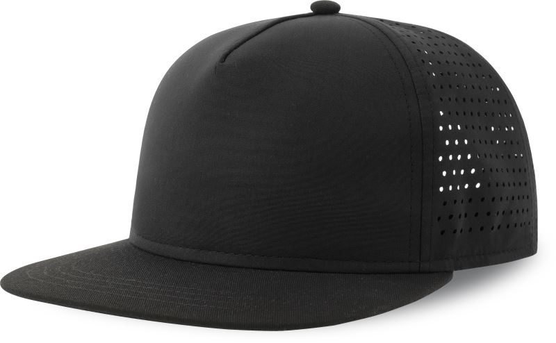 Levně 5 panelová kšiltovka - black/black