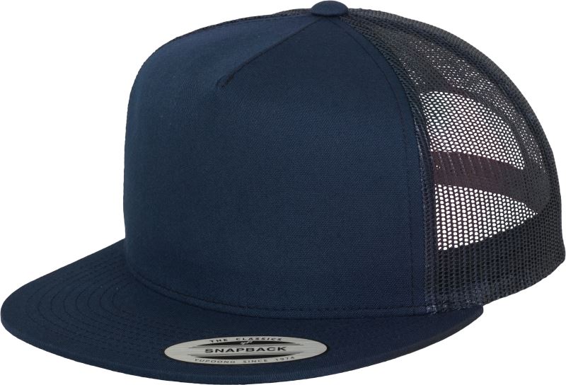 Levně 5 panelová Trucker kšiltovka - navy