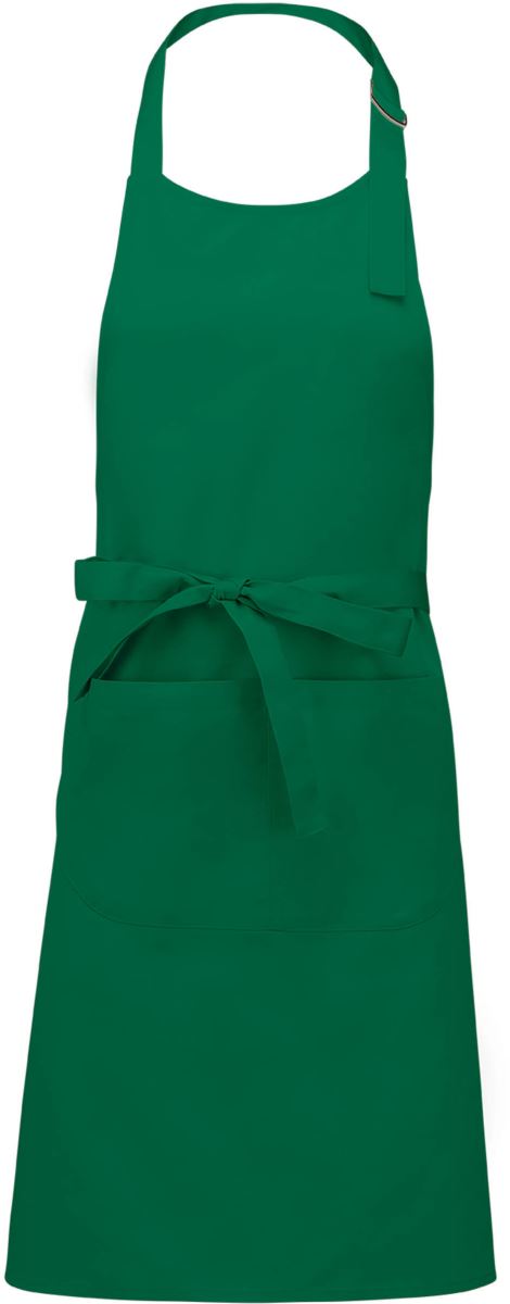 Levně Zástěra s laclem "Sommelier" - kelly green