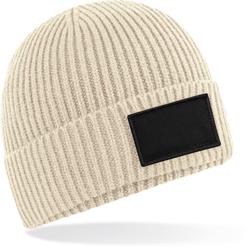 Levně Čepice Patch "Fashion" - oatmeal/black
