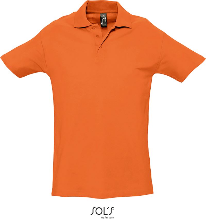 Levně Piqué polo - orange