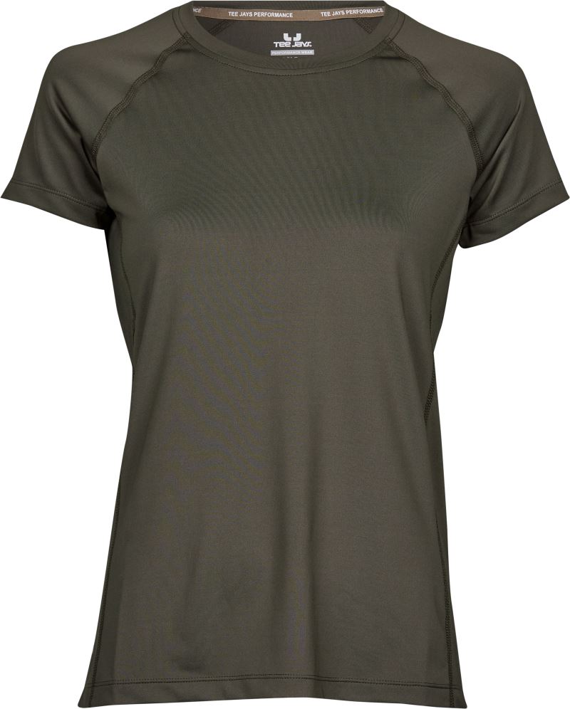 Levně Dámské sportovní tričko CoolDry - deep green
