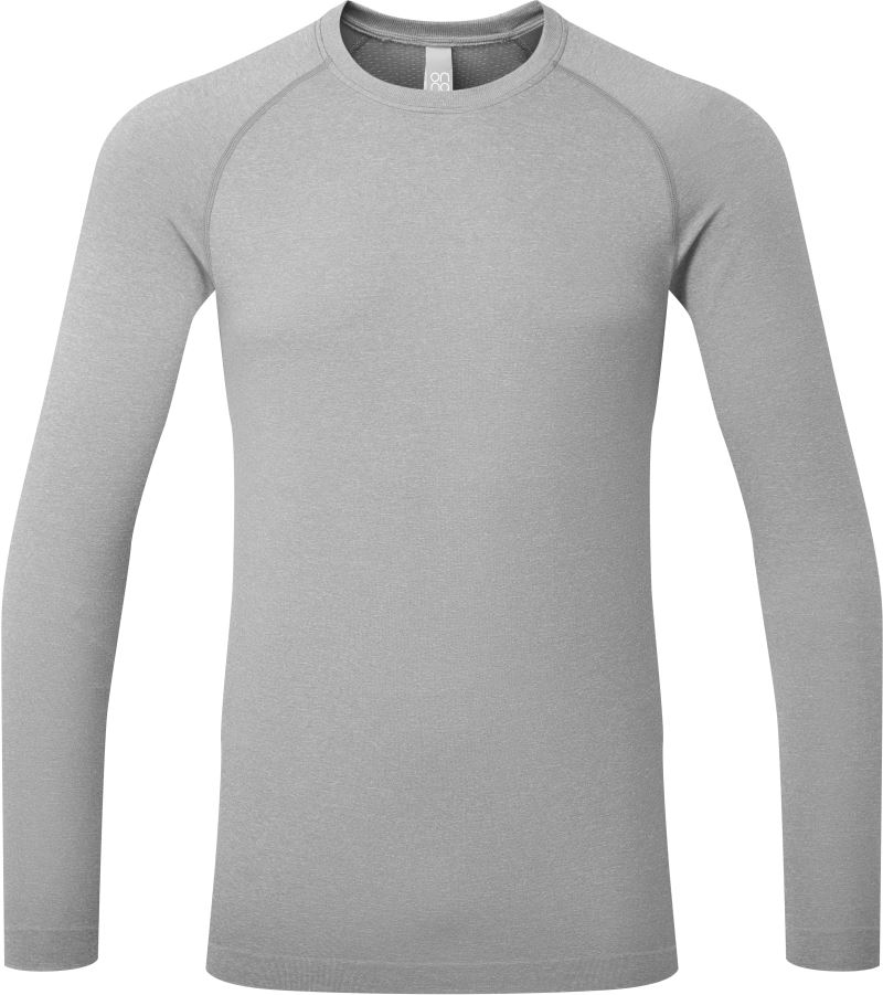 Levně Pánské tričko s dlouhým rukávem - grey heather