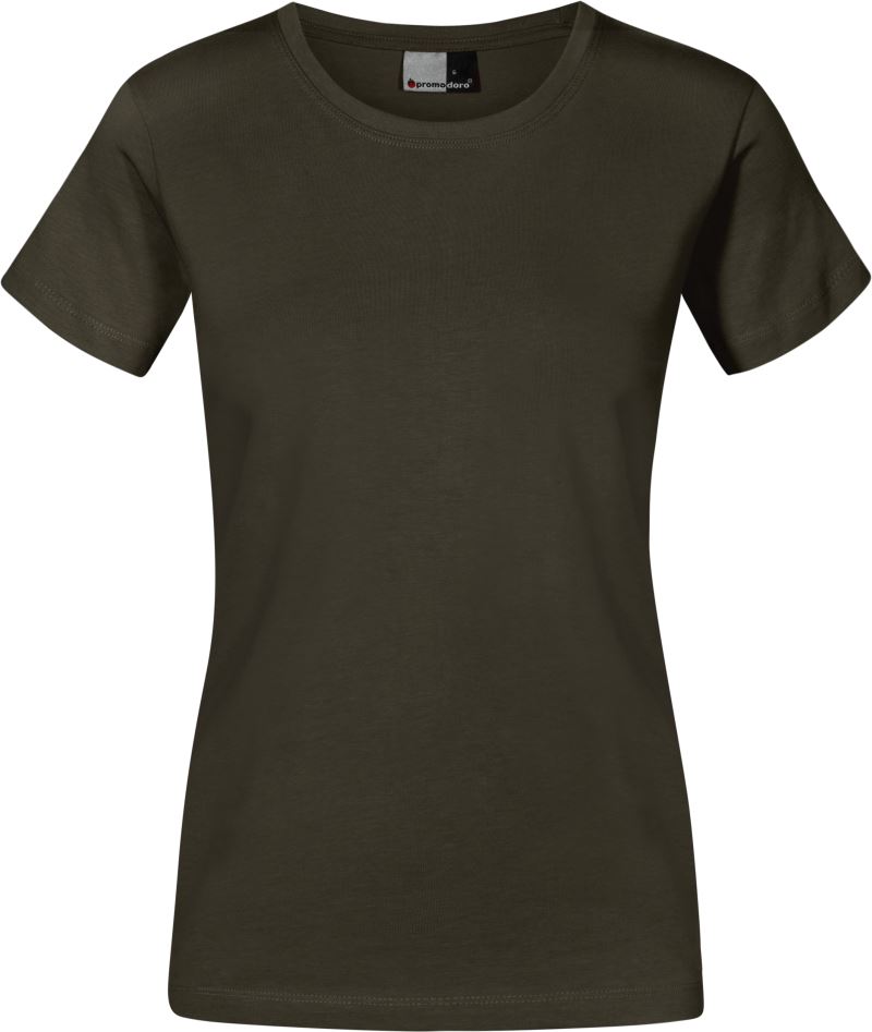 Levně Dámské tričko "Premium" - khaki