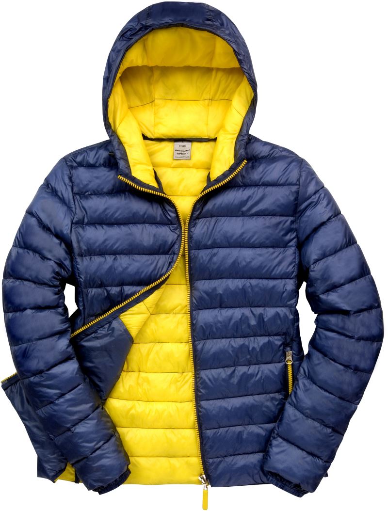Levně Pánská prošívaná bunda "SnowBird" - navy/yellow