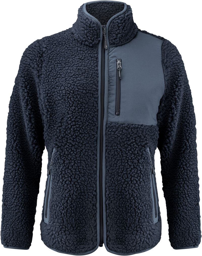 Levně Dámská fleecová bunda Sherpa "Two-Tone" - navy