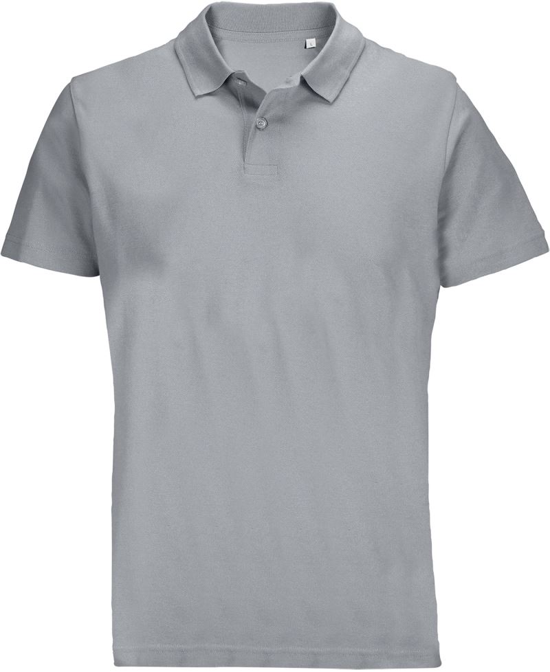 Levně Unisex piqué polo - pure grey