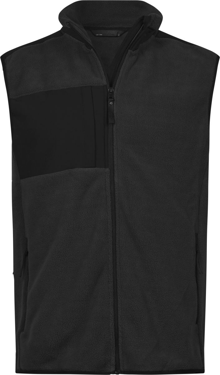 Levně Pánská fleecová vesta "Mountain" - black/black