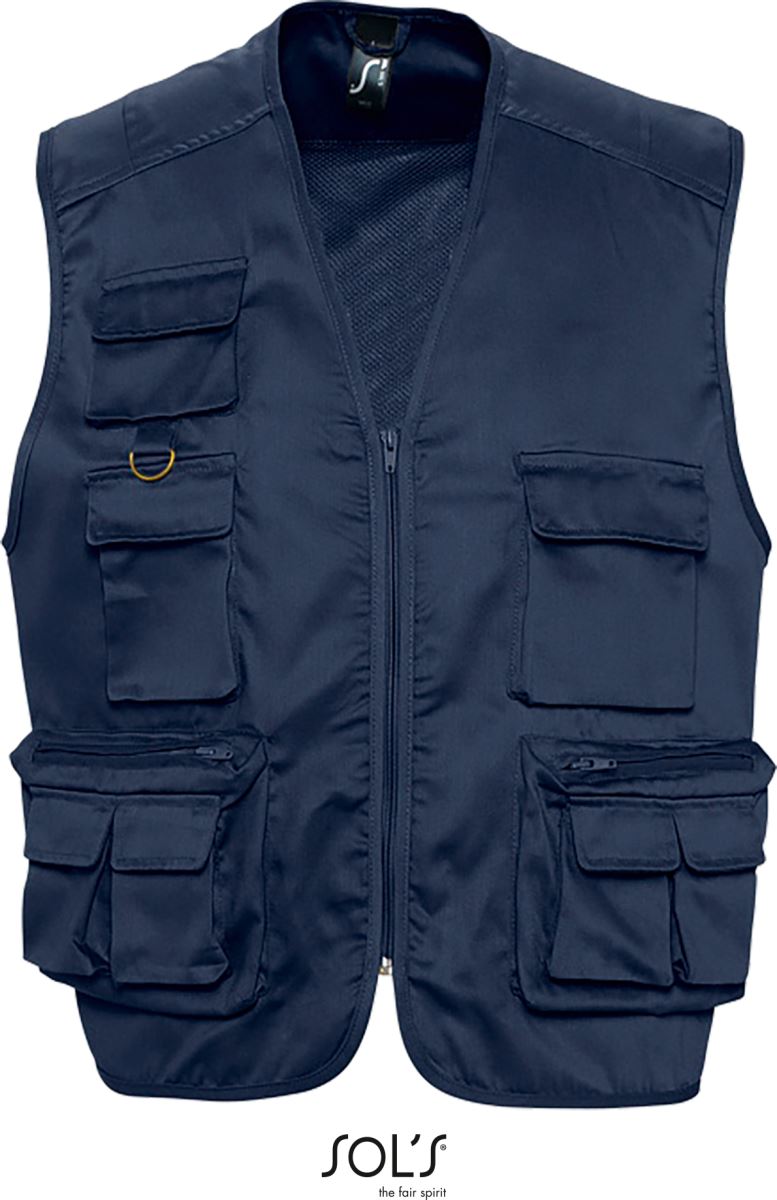 Levně Unisex vesta "Safari" - navy