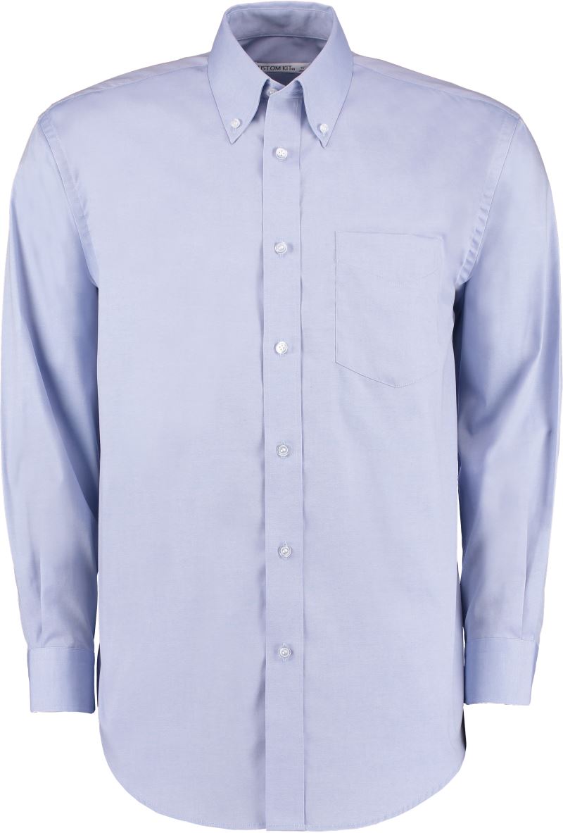 Levně Košile Oxford s dlouhým rukávem - light blue