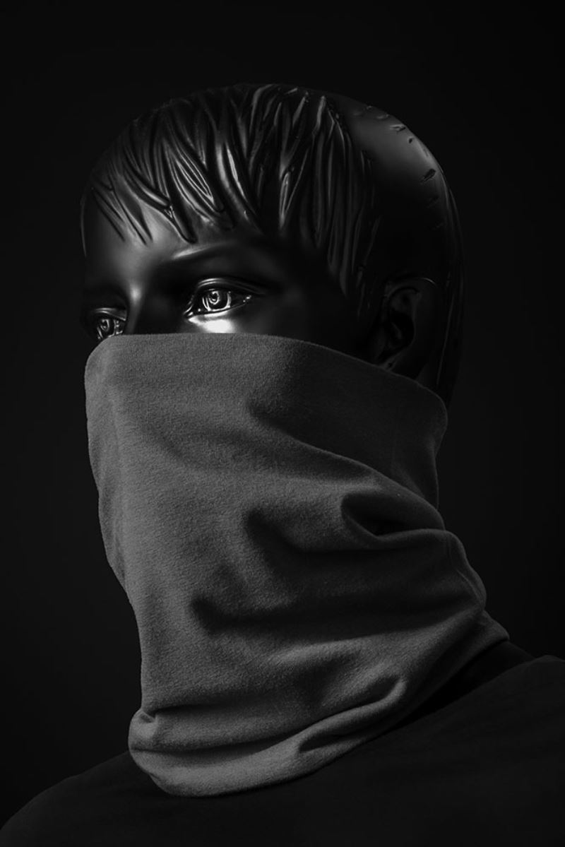 Levně Nákrčník - steel grey