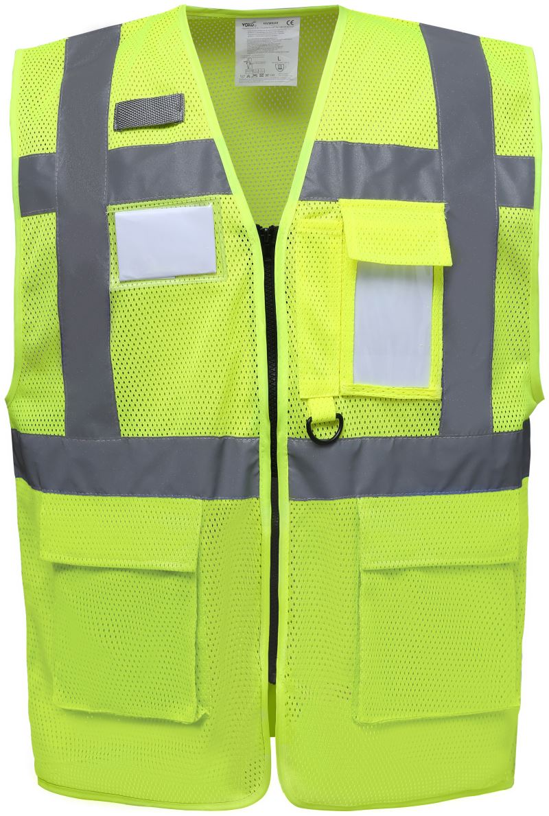 Hi-Vis síťovaná bezpečnostní vesta - hi vis yellow