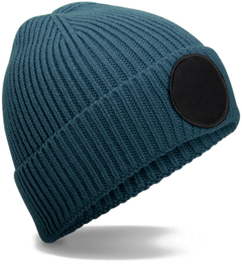 Levně Čepice s kruhovou nášivkou - airforce blue/black