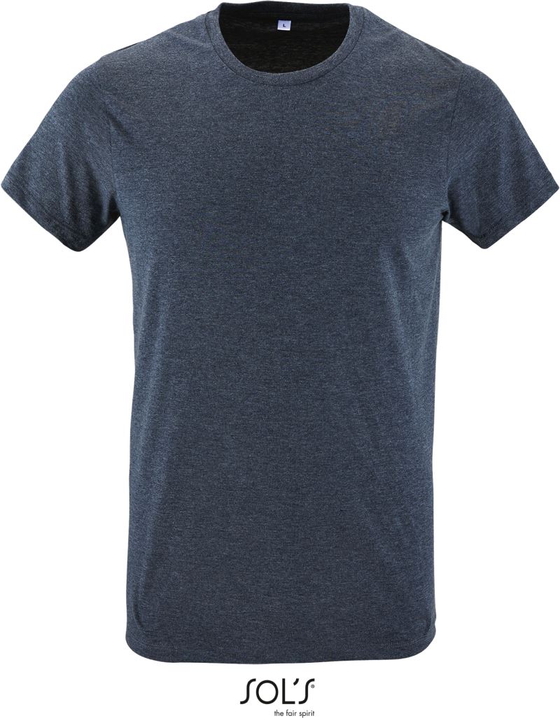 Pánské tričko "Slim Fit" - heather denim