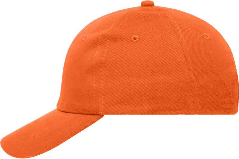 Levně 6 panelová kšiltovka z těžké bavlny - orange