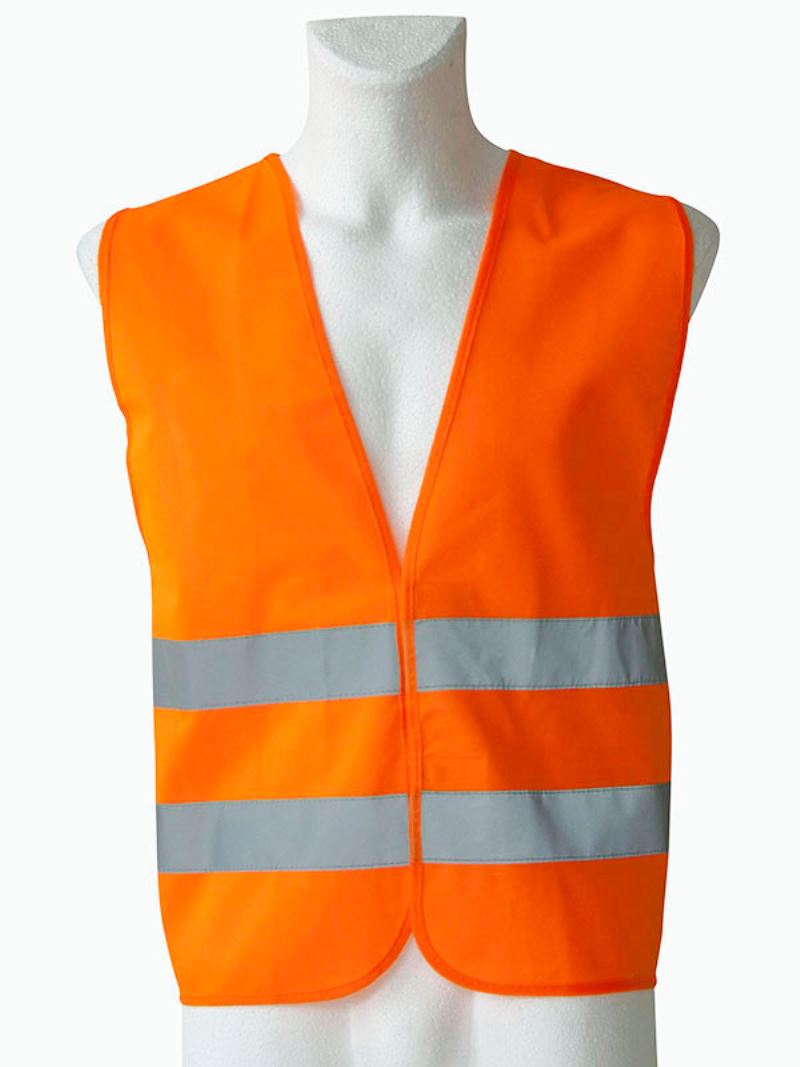 Levně Jednoduchá bezpečnostní vesta - orange