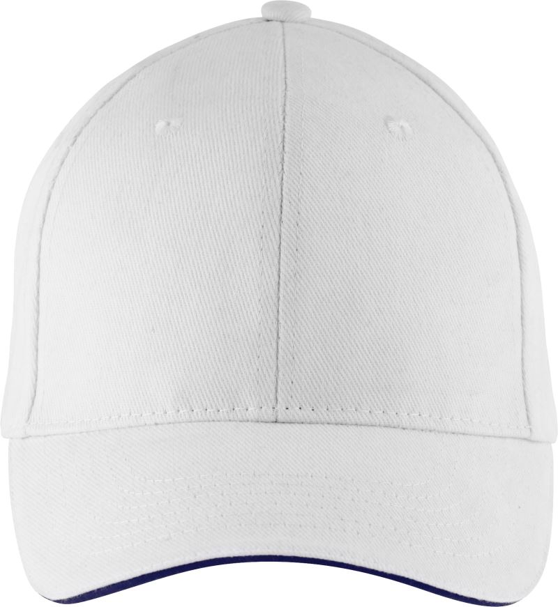 Levně 6 panelová baseballová kšiltovka - white/french navy