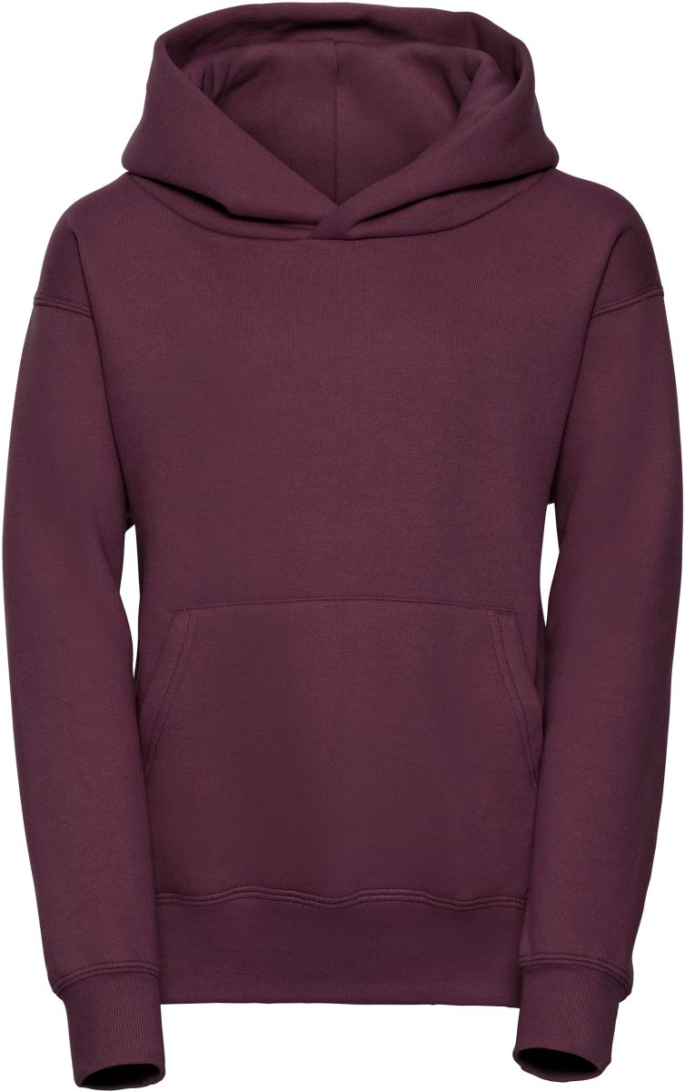 Levně Dětská mikina s kapucí - burgundy