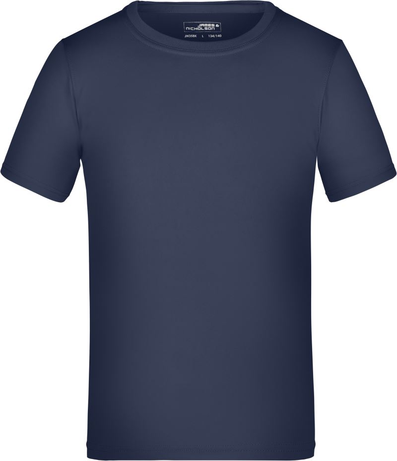 Levně Dětské žerzejové sportovní tričko - navy