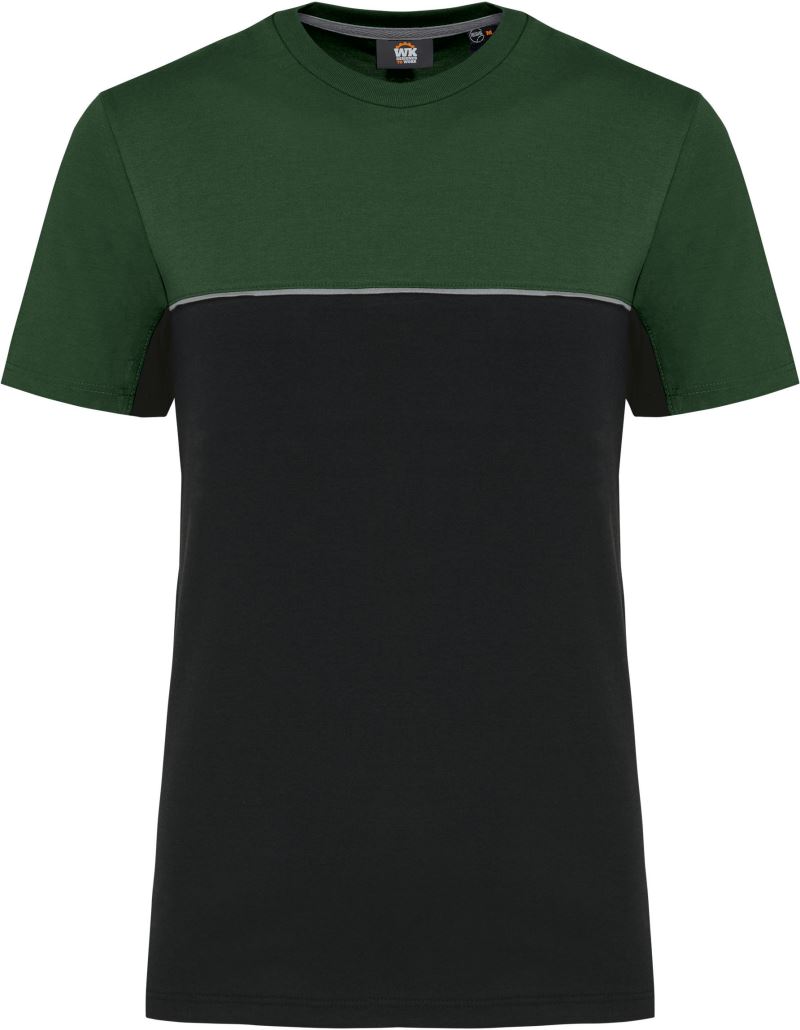 Levně Pracovní tričko - black/forest green