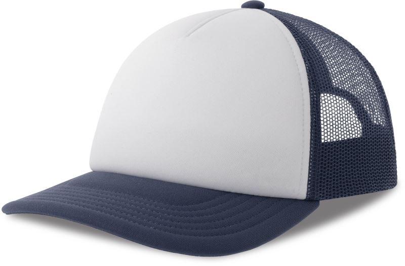Levně 5 panelová Trucker kšiltovka - white/navy
