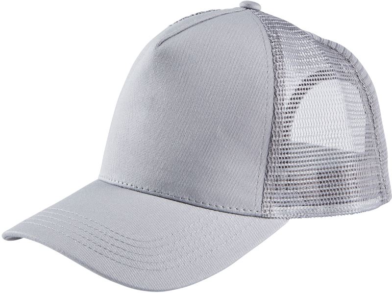 Levně 5 panelová Trucker kšiltovka - pure grey