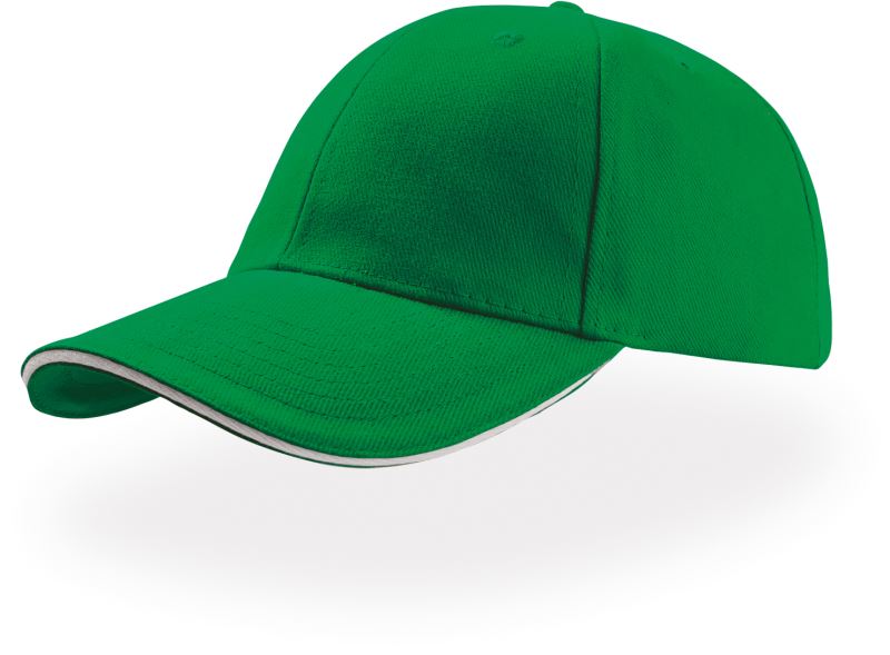 Levně 6 panelová kšiltovka "Liberty Sandwich" - light green/white
