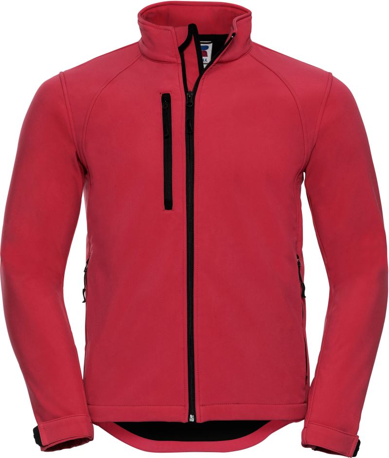 Levně Pánská 3-vrstvá softshellová bunda - classic red