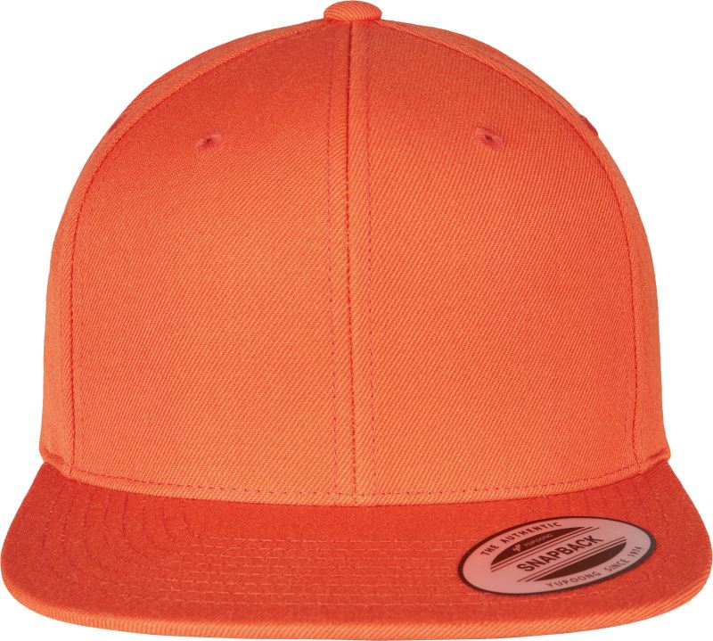 Levně 6 panelová Snapback kšiltovka - orange