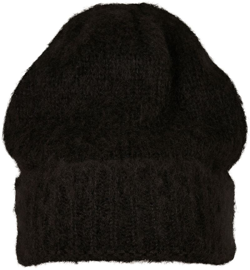 Pletená čepice - black