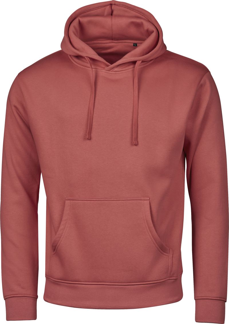 Levně Mikina s kapucí z těžké bavlny "Urban" - cranberry