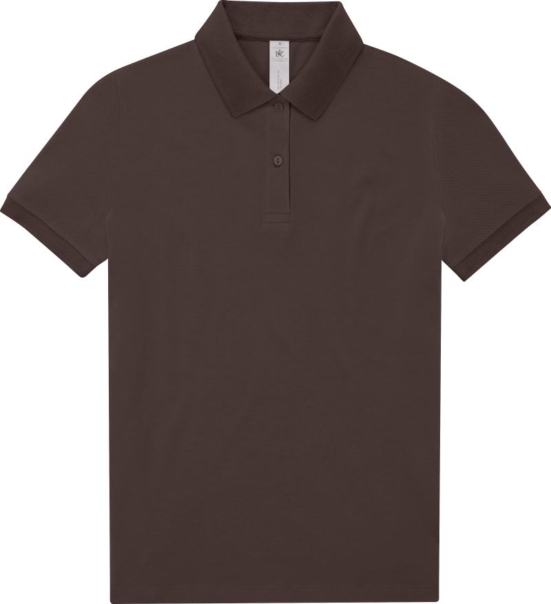 Dámské piqué polo - roasted coffee