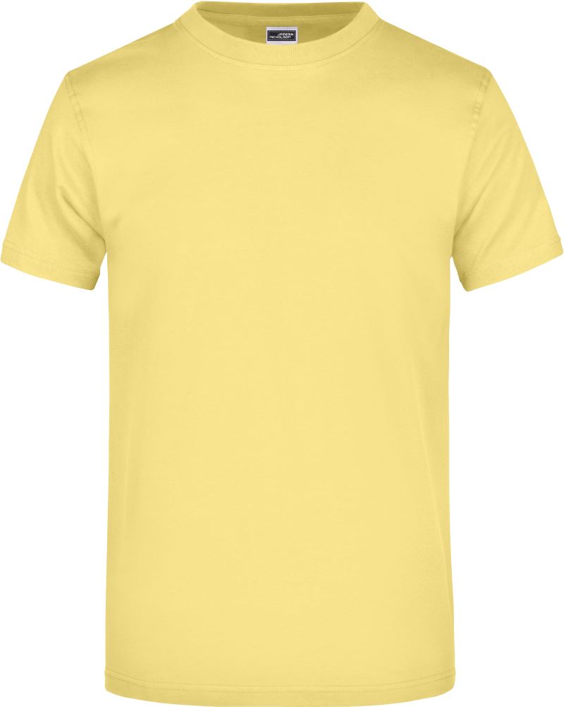 Levně Tričko z těžké bavlny - light yellow