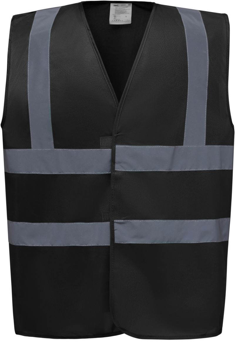 Levně Hi-Vis bezpečnostní vesta - black