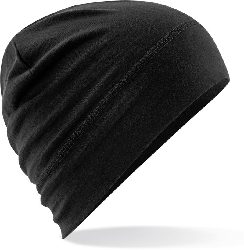 Levně Merino čepice - black
