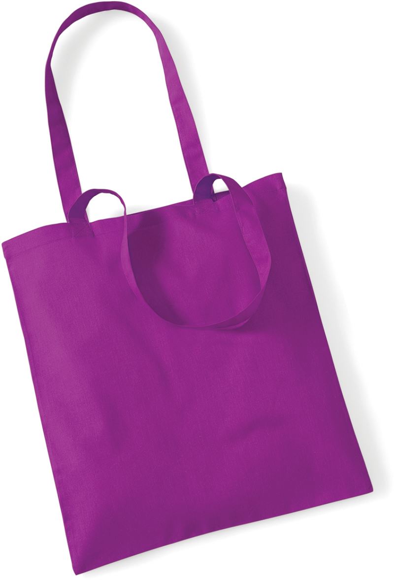 Levně Bavlněná taška "Bag for Life" - magenta