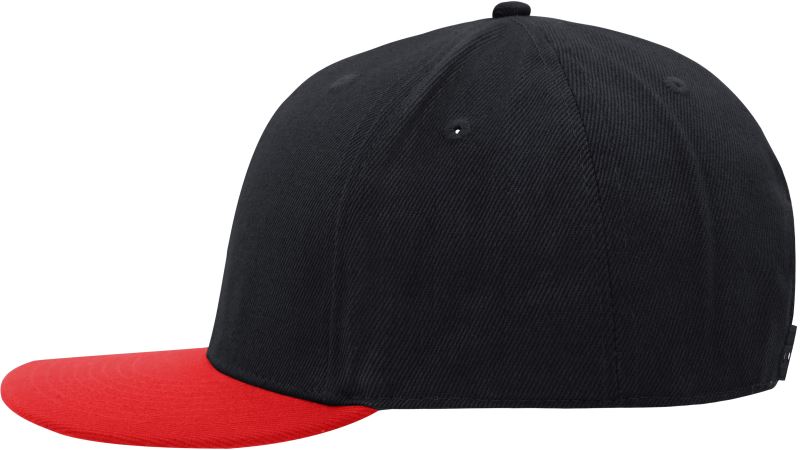 Levně 6 panelová Pro Style kšiltovka - black/red
