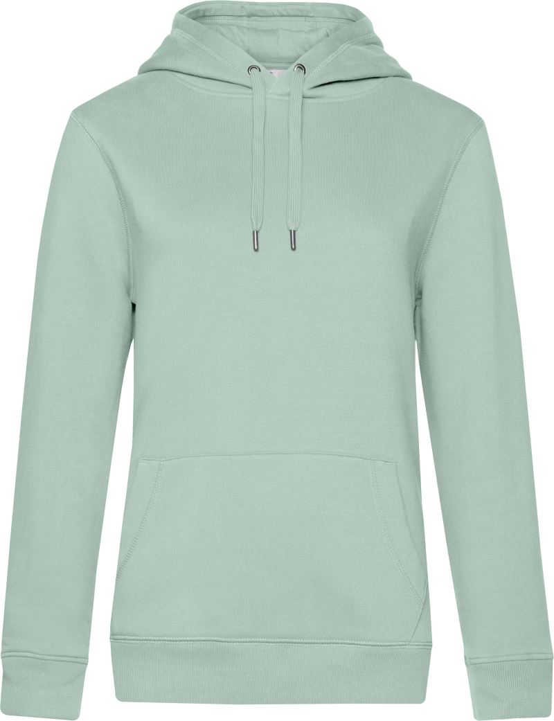 Levně Dámská mikina s kapucí - aqua green