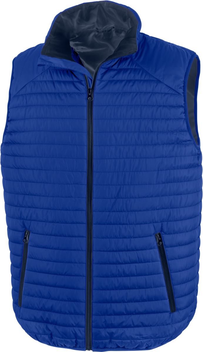 Levně Thermo prošívaná vesta - royal/navy