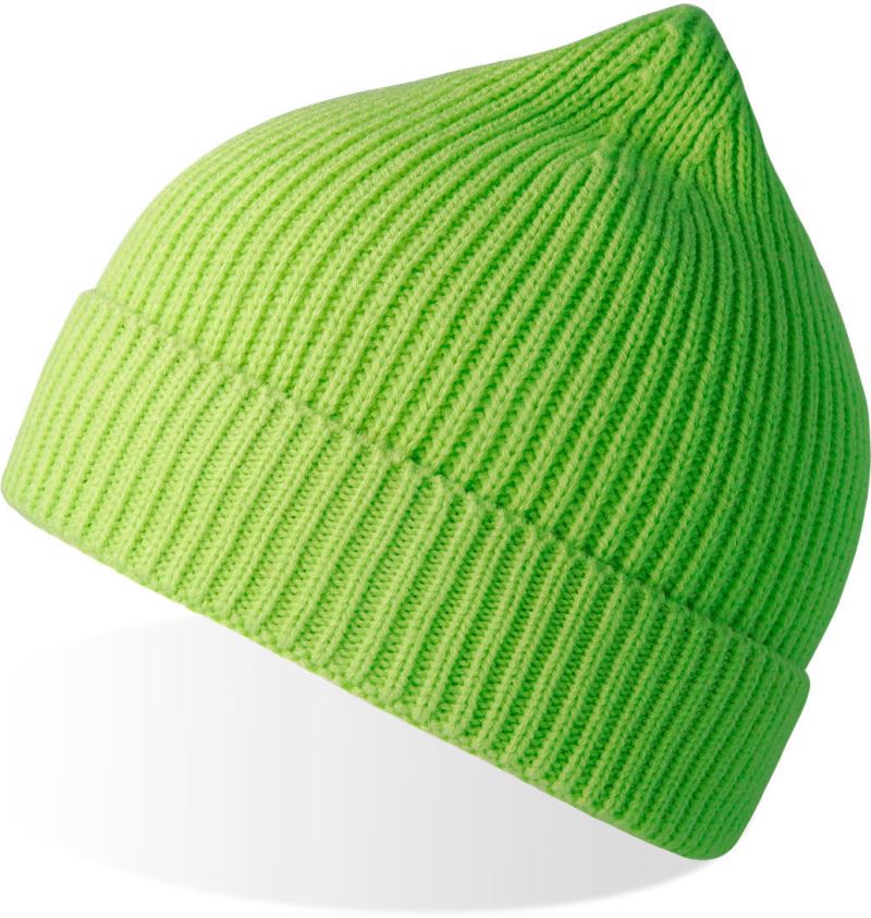 Levně Pletená čepice "Andy" - acid green