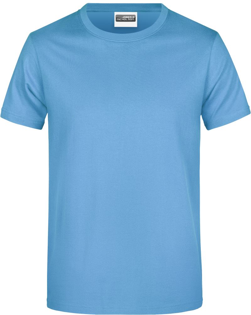 Levně Pánské tričko z těžké bavlny - sky blue