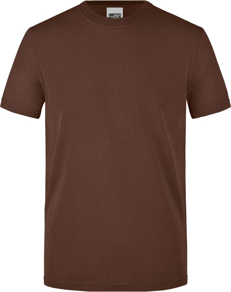 Levně Pánské pracovní tričko - brown